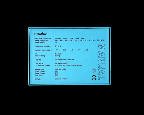 Holo Digital Camera - Blue