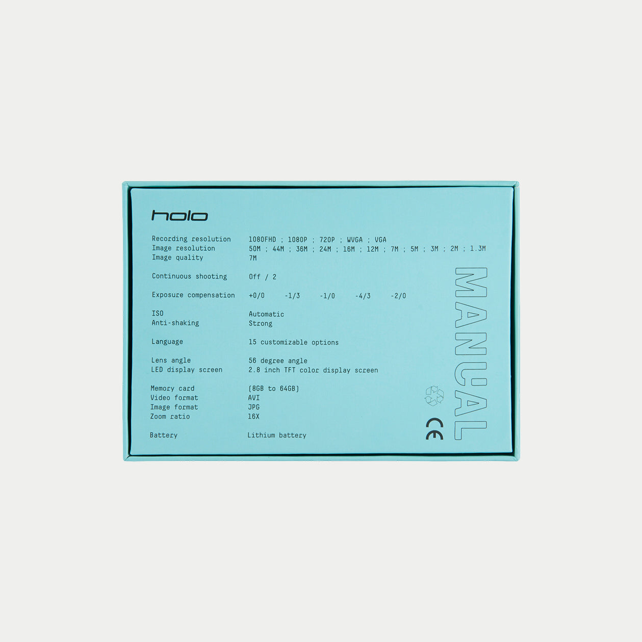 Holo Digital Camera - Blue