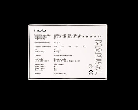 Holo Digital Camera - Clear