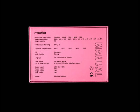 Holo Digital Camera - Pink