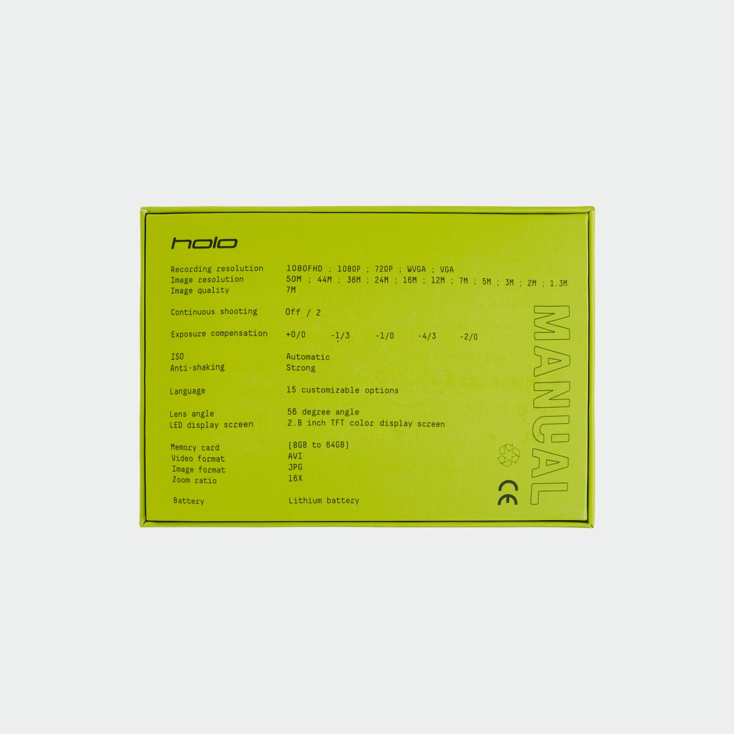 Holo Digital Camera - Green